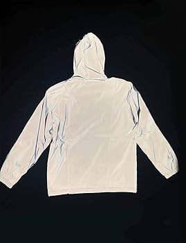 TR Men's 3M Super Bright Reflective Coat, Grey, XX-Small at